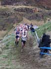 Atelaw Bekele leads the Senior Men,  BUPA Great Edinburgh Cross Country.
